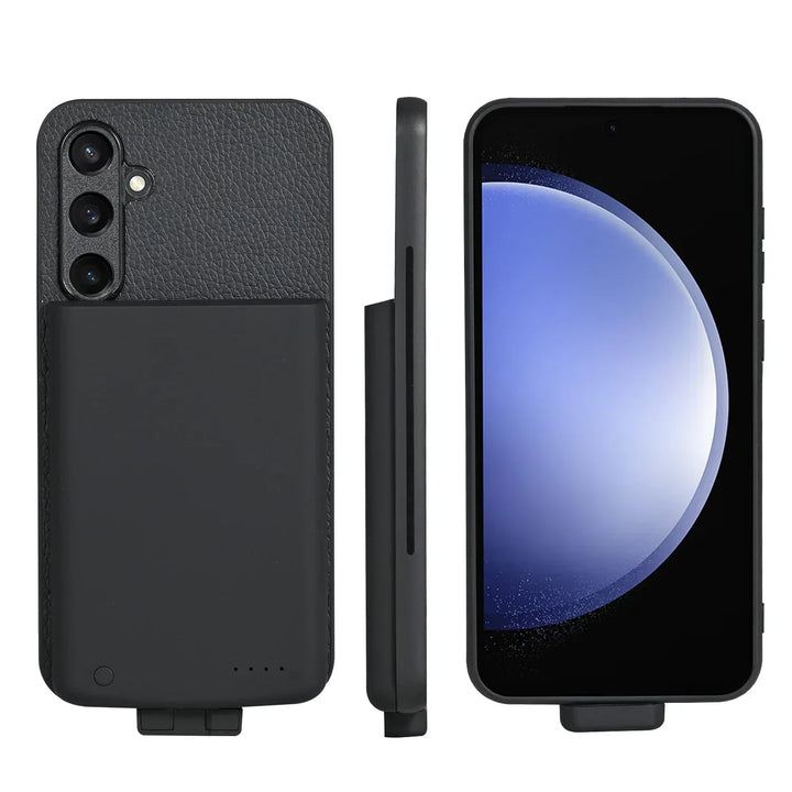For Samsung Galaxy S23 FE Phone Power Bank Battery Charger Cases Wireless Power Bank Phone Accessories 5000mAh Battery Case