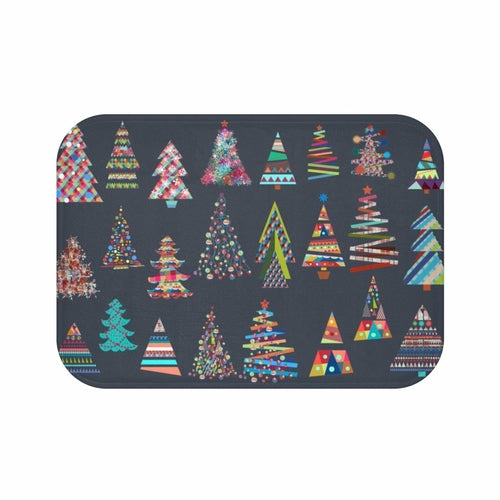 Festive Christmas Tree's Bath Mat Home Accents