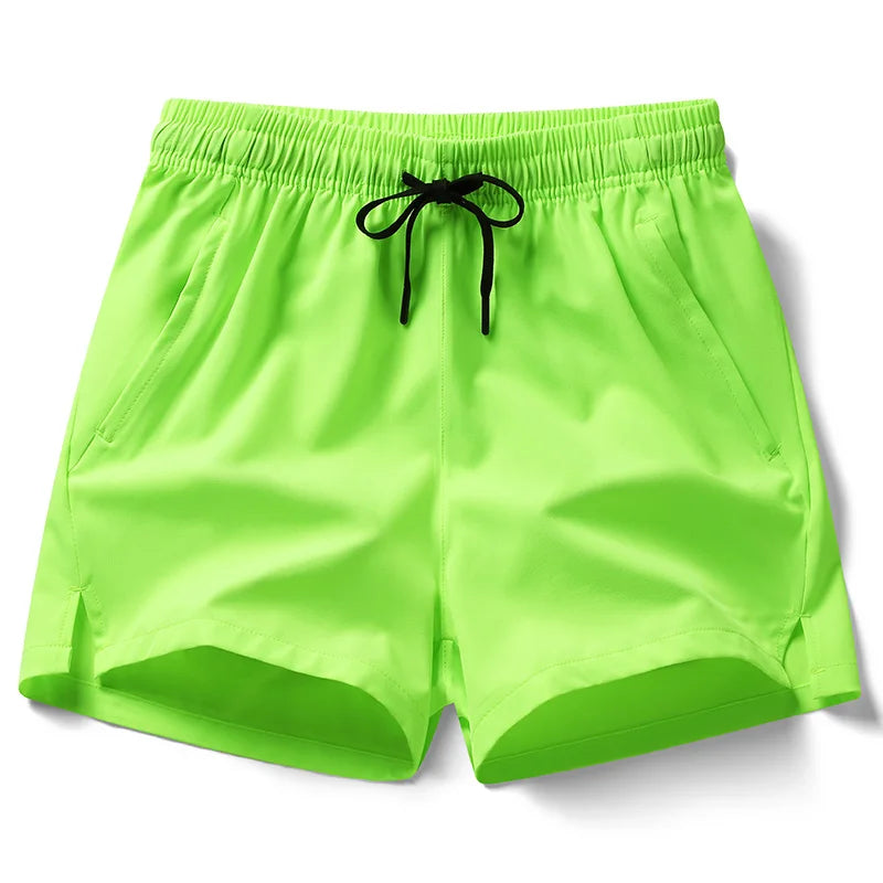 American Couple High Elastic Shorts, Triple Pants, Sports Basketball Shorts, Quick Drying Training, Running, Fitness, Summer