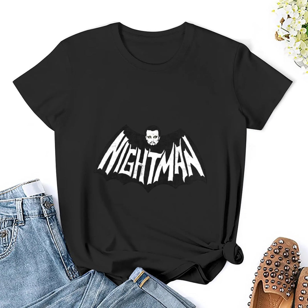 DayMan V NightMan T-Shirt Blouse Aesthetic clothing cropped t shirts for Women