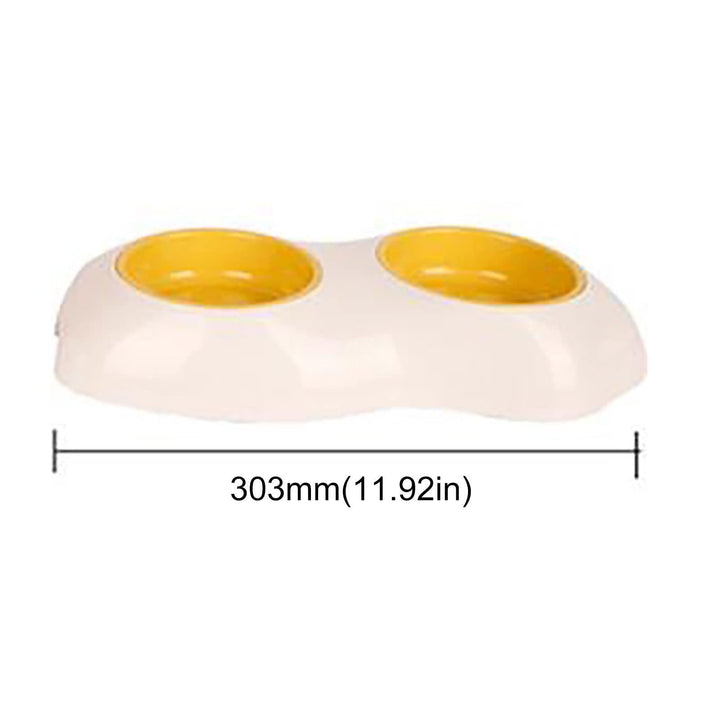 Egg-shaped Pet Bowl Drinking Water Single Bowl Double Bowl Dog Bowls