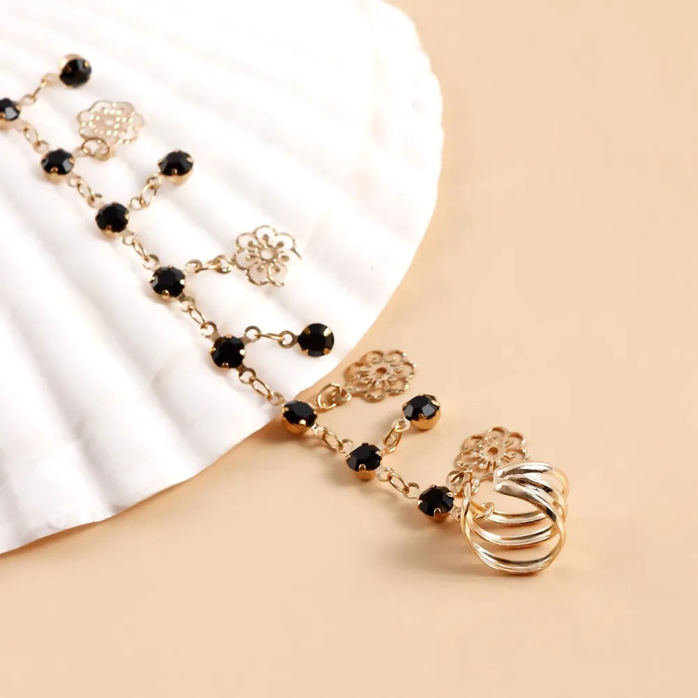 Ear Accessories Body Jewelry Earring with Nose Ring Punk Fashion Nose Clip Rings Trendy Fringe Metal Nose Clip Gift