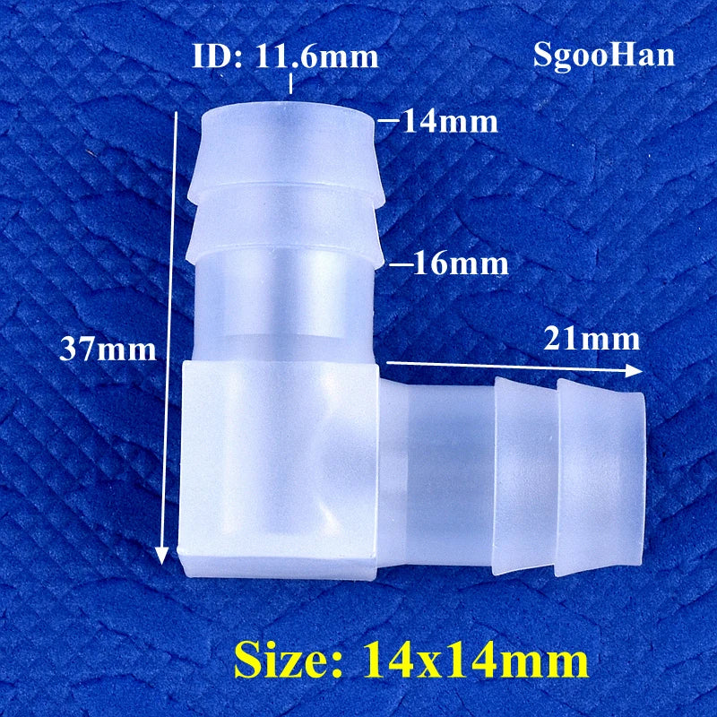 5~200pcs 4~20mm PP Elbow Connectors Aquarium Tank Fittings Air Pump Aerator Pagoda Joint Garden Irrigation Medical Hose Joints
