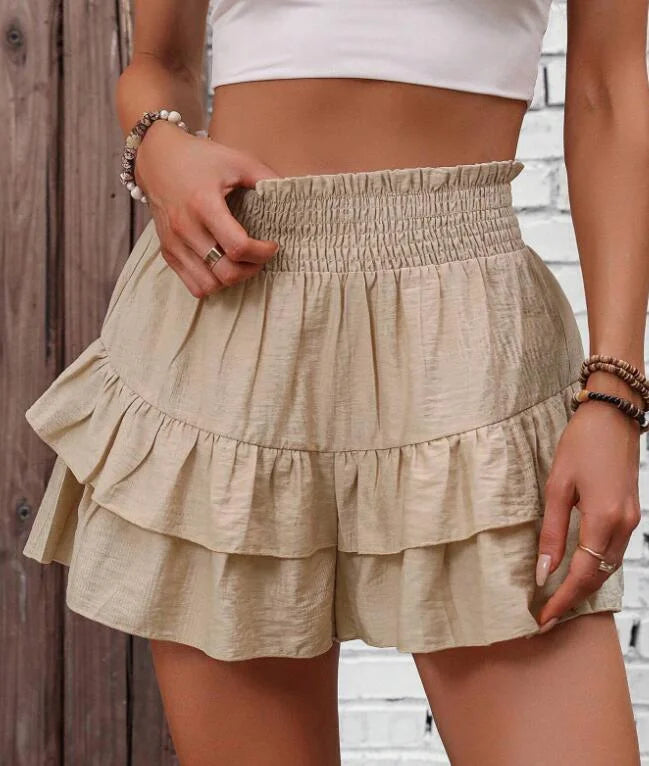 Summer women's clothing new style fashionable loose casual wide leg shorts, hanging casual skirt pants