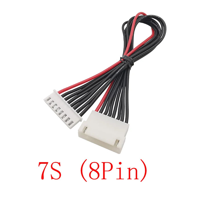 5Pcs/lot JST XH 2.54mm Pitch 2/3/4/5/6/7S 22AWG Silicone Wire Lipo Balance Wires Extension Cable Connector XH2.54 Male to Female