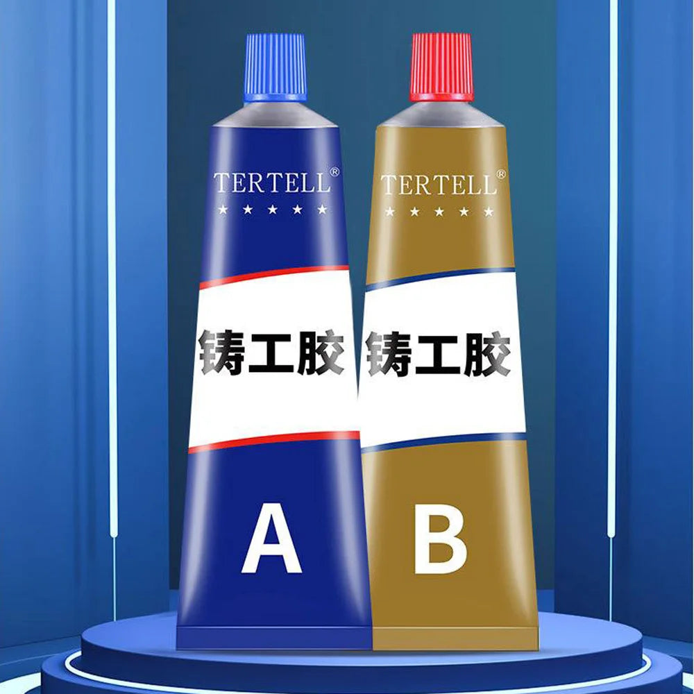 AB Metal Repair Glue High Strength Adhesive Fixing Agent Caster Glue Resistance Heat/Cold Metal Paste Accessories 20/50/70/100g
