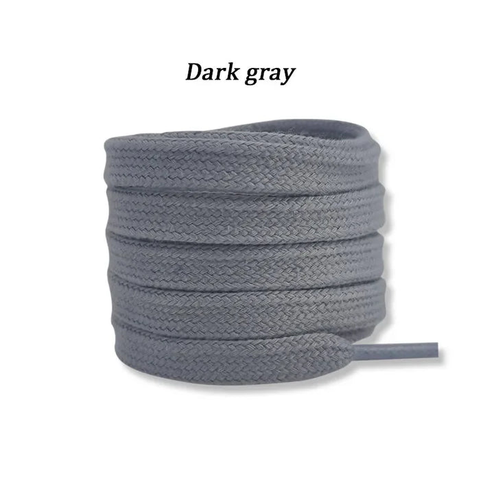 New Flat Cotton Shoelaces for Sneakers AF1 AJ1 Shoelace High-top Canvas Casual Shoe Laces No Elasticity Shoestrings Men Women