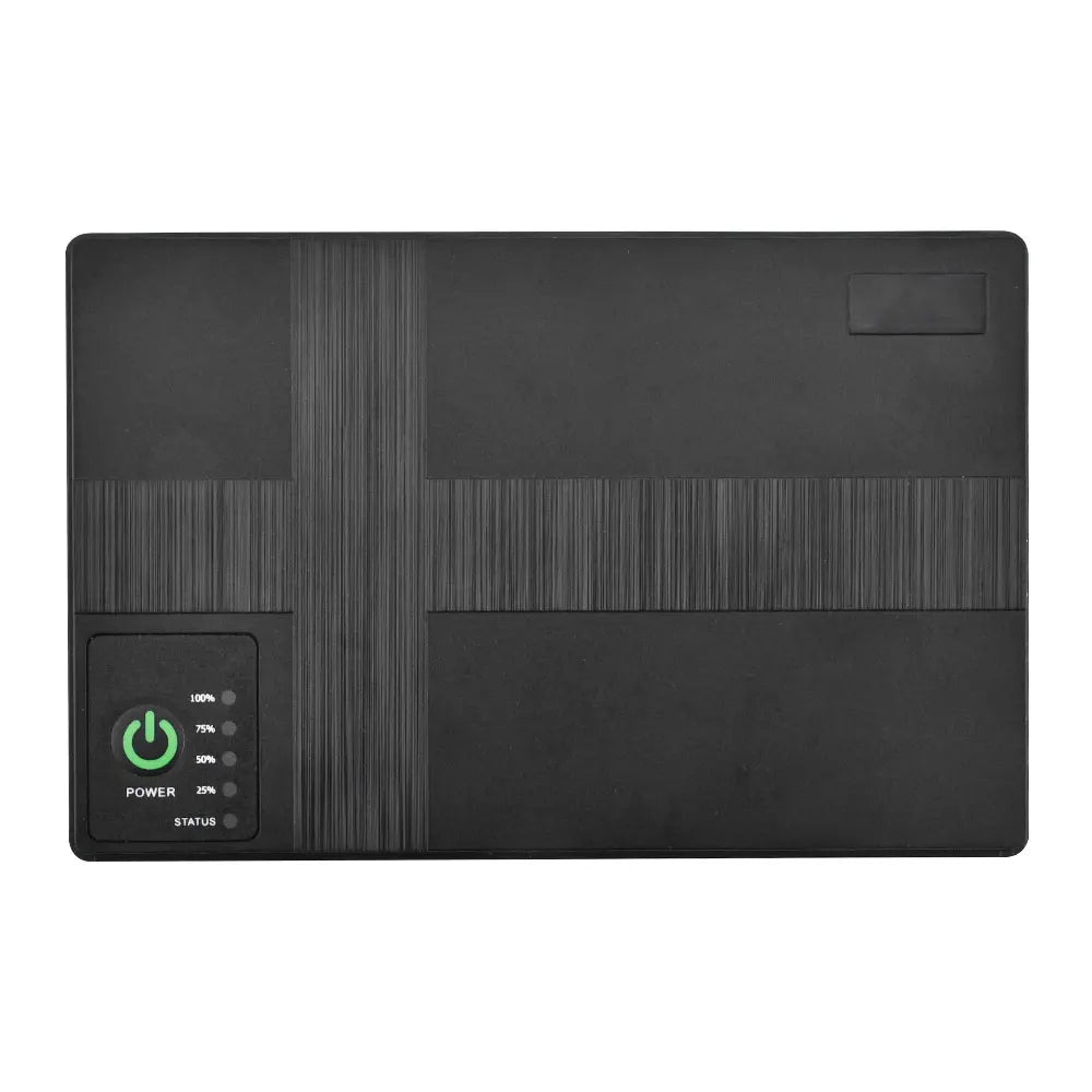 DC UPS Battery Backup 10400mAh 5V 9V 12V 2A 15V 24V 1A Output Uninterruptible Power Supply 85‑265V UPS Battery Backup EU Plug