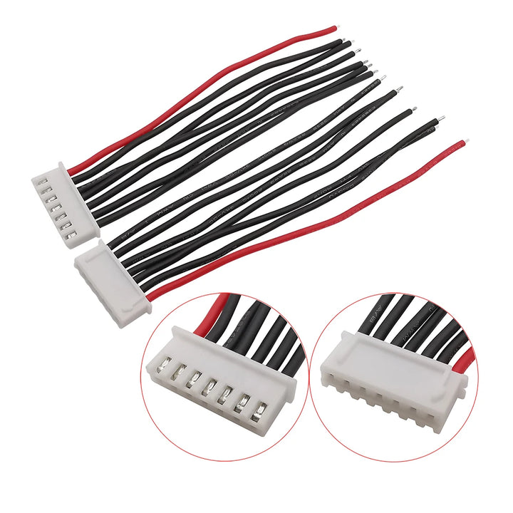 5/10Pcs JST XH Connector 1S 2S 3S 4S 5S 6S 7S LiPo Battery Balance Charger Plug Cable 10cm 15cm 20cm 22AWG Silicone Wire