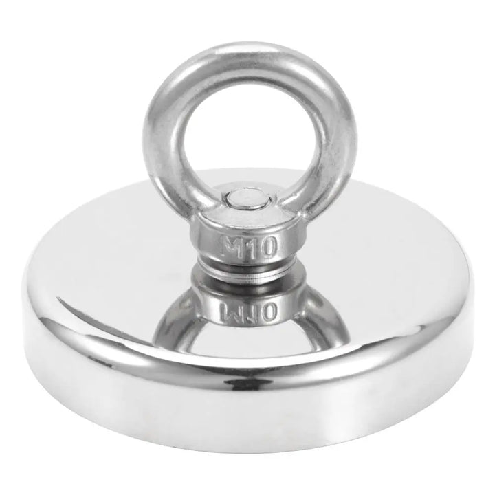 27 Strong Magnet Pot Fishing Magnet Deep Sea Salvage Magnetic Hook Permanent Neodymium NdFeB Magnetic Fishing Tool with Rope