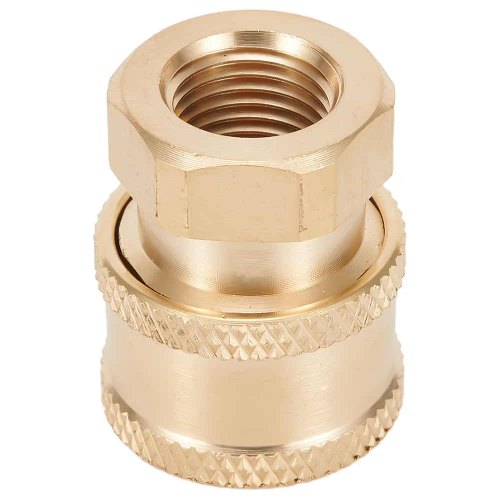 Pressure Washer Adapter 1/4'' Quick Connector Quick Release Fitting Power Washer Fast Connection Quick Coupler 1/4 Inch