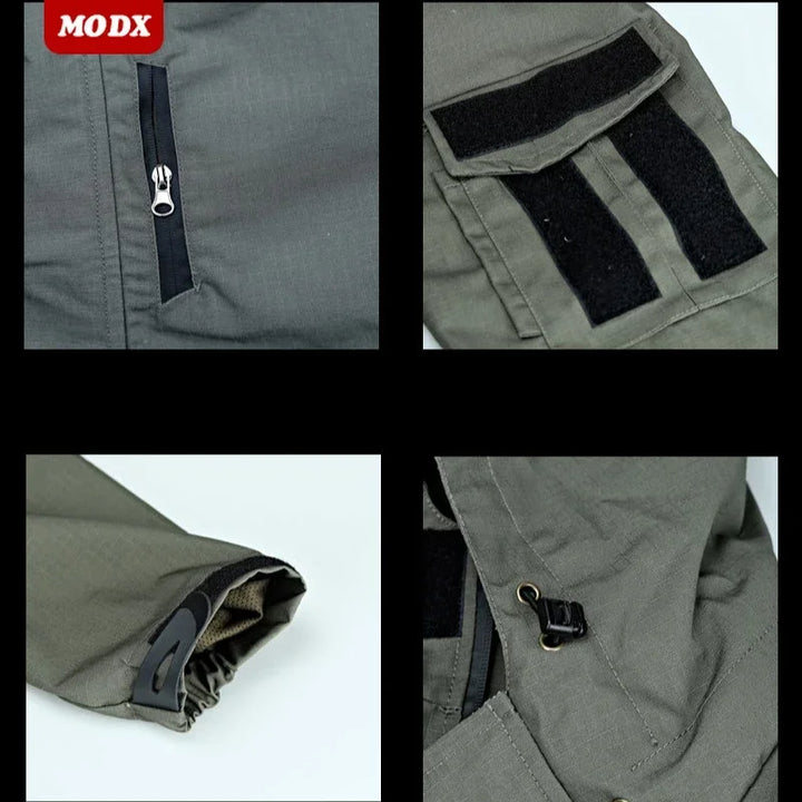 SP2 Assault 2.0 Combat Coat Spring Autumn Men Loose Windproof  Wear Resistant Tactical Top Outdoor Hooded Multi-pocket Uniform