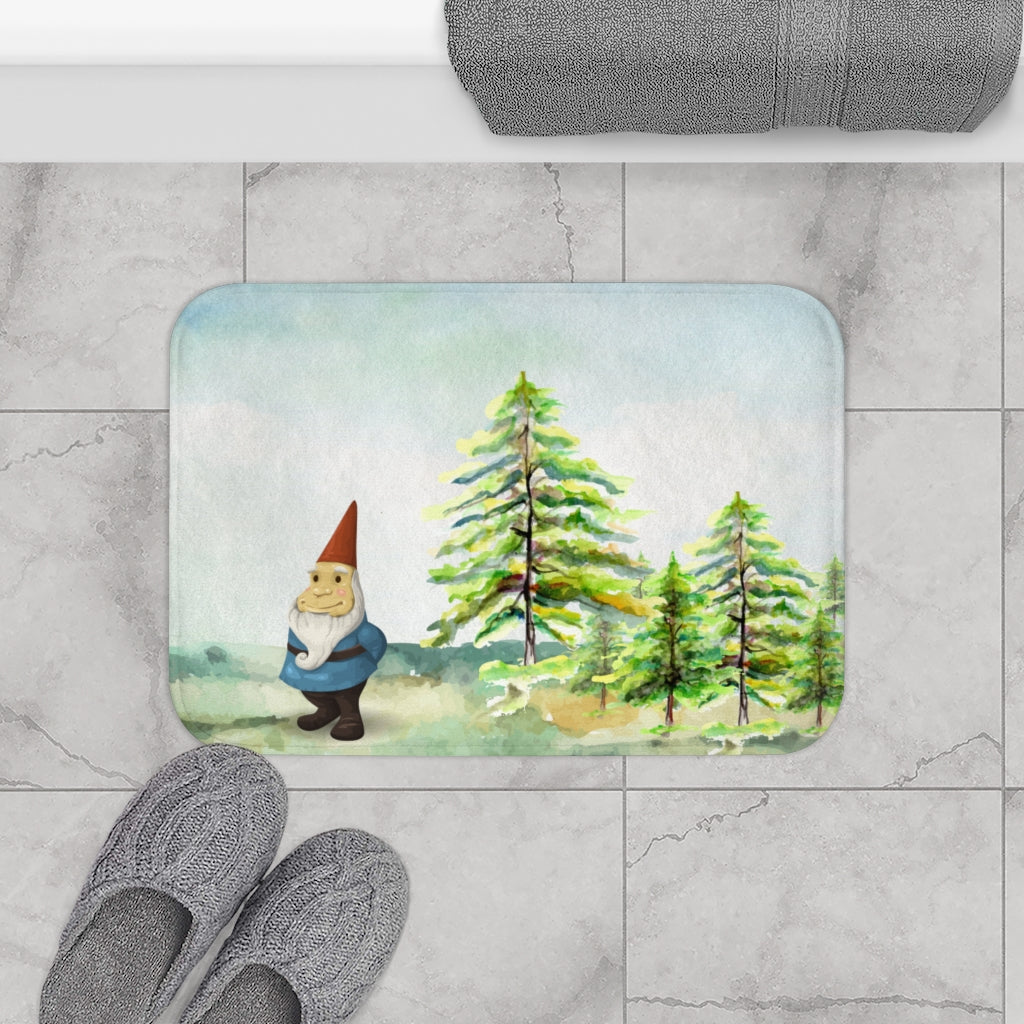 Magical Gnome in Forest Bath Mat Home Accents