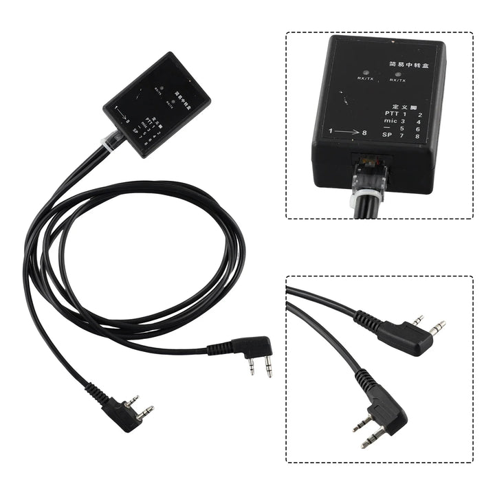 Repeater Box For BAOFENG TYT WOUXUN KIRISUN HYT Walkie Talkie Bidirection Radio U-V V-U Cross Band Parts             Accessories