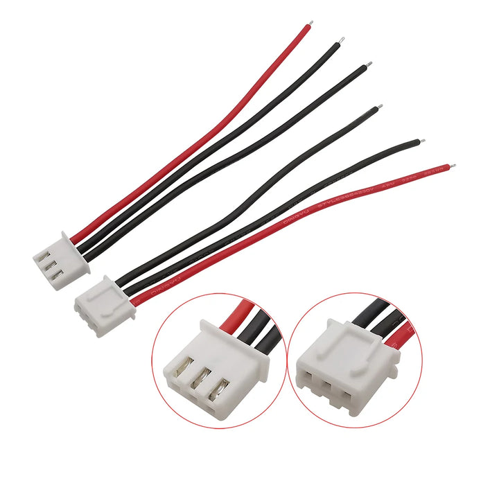 5/10Pcs JST XH Connector 1S 2S 3S 4S 5S 6S 7S LiPo Battery Balance Charger Plug Cable 10cm 15cm 20cm 22AWG Silicone Wire