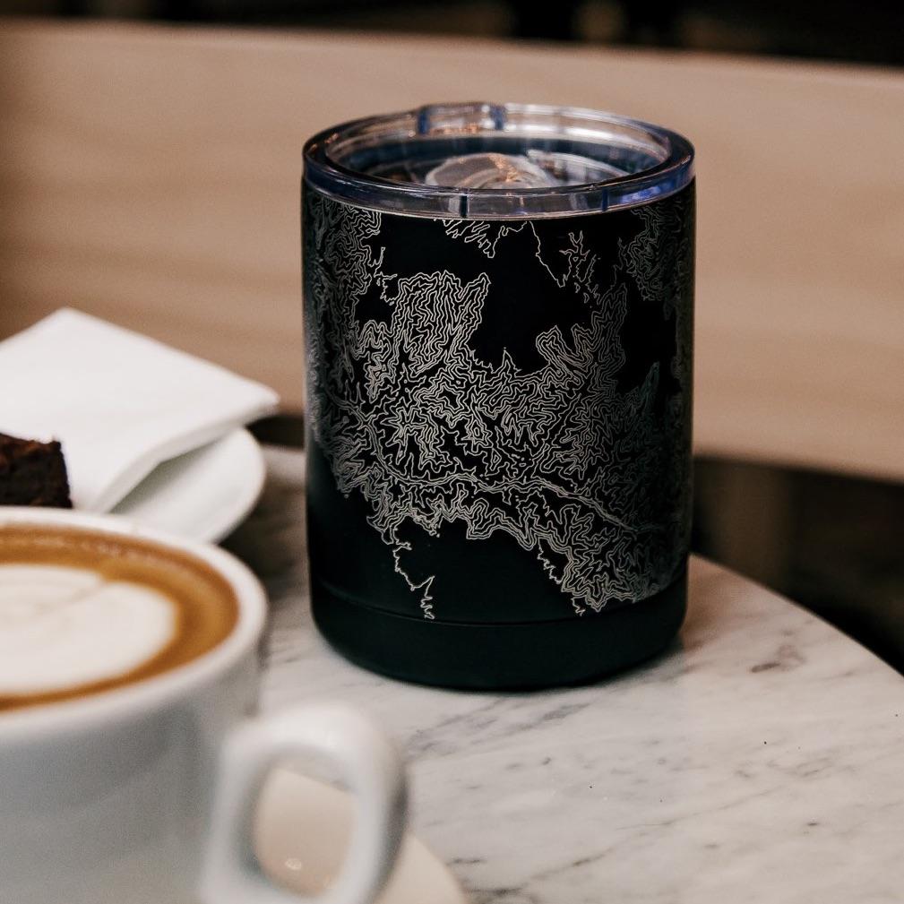 Henderson - Nevada Map Insulated Cup in Matte Black