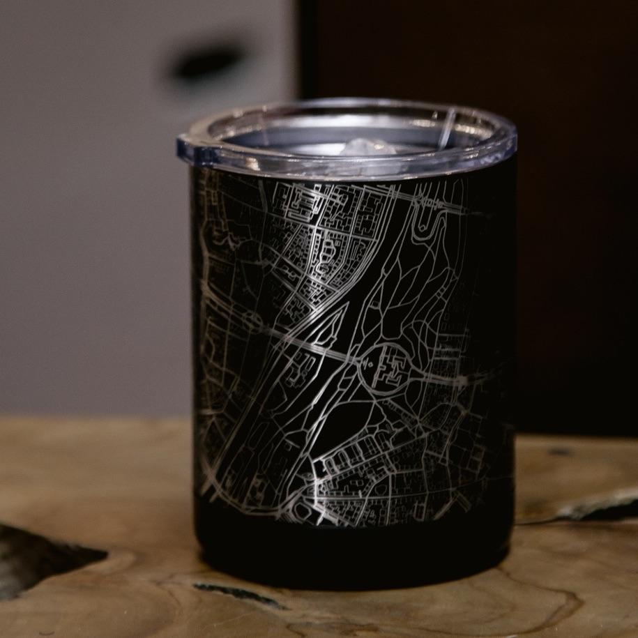 Henderson - Nevada Map Insulated Cup in Matte Black