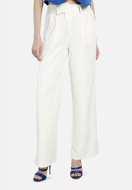 high waist flared pants