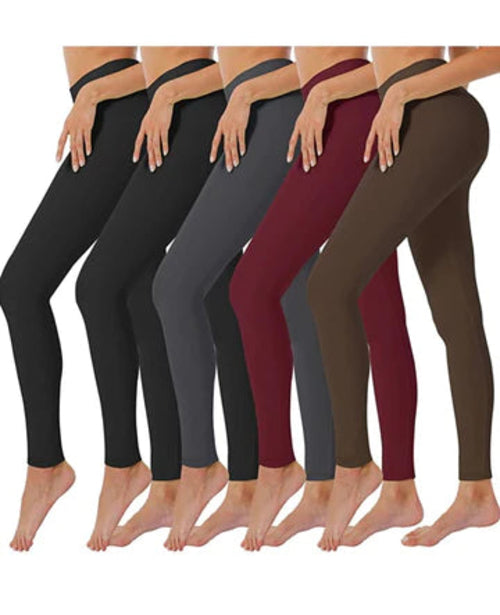 Hot! Women’s Extra Fleece Leggings High Waist Soft Stretchy Warm