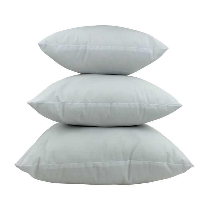 Down Alternative Hypoallergenic Pillow Insert Cotton Cover | 10x10 |