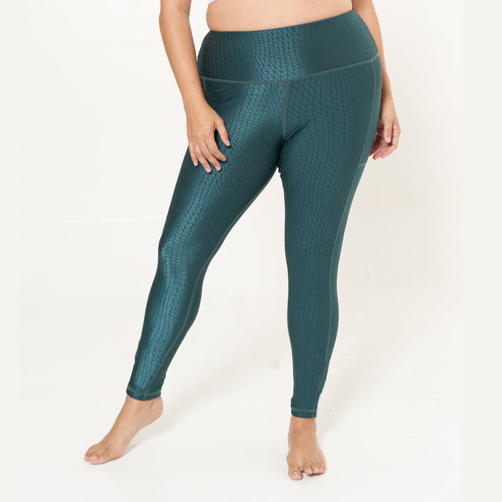 Hi-Rise Square Pocket Leggings - Tropicale