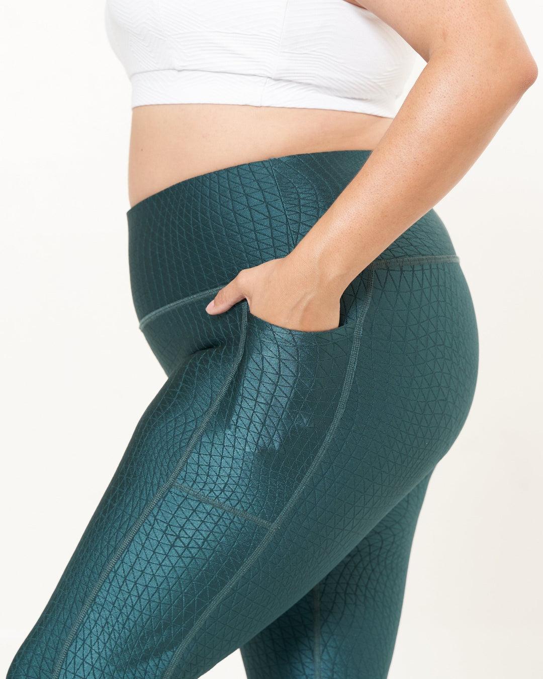 Hi-Rise Square Pocket Leggings - Tropicale