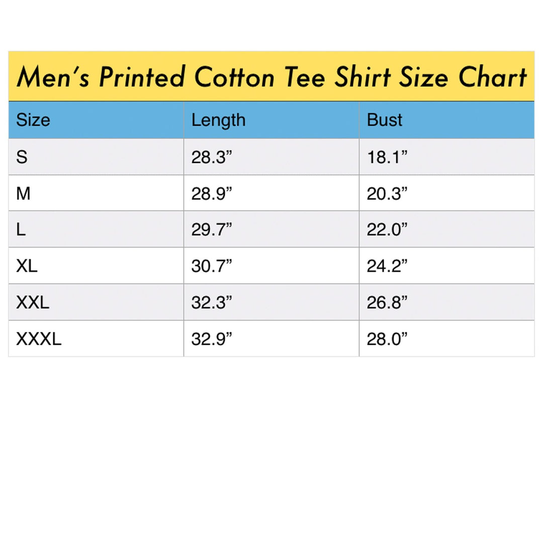 THE KING OF THE FIELD III Sunny Men's Printed Cotton Tee Shirt
