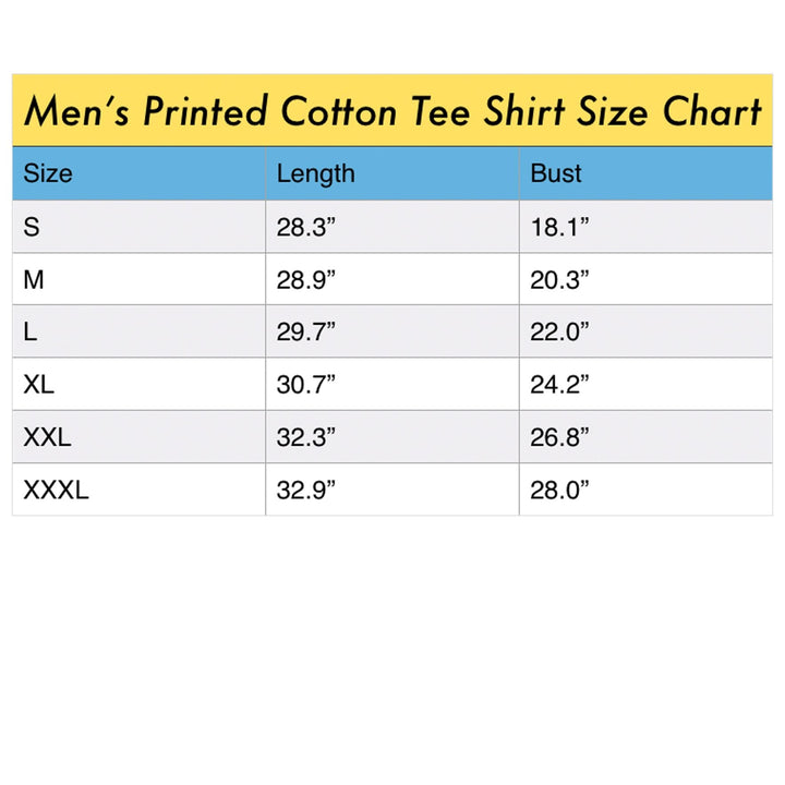 THE KING OF THE FIELD III Sunny Men's Printed Cotton Tee Shirt