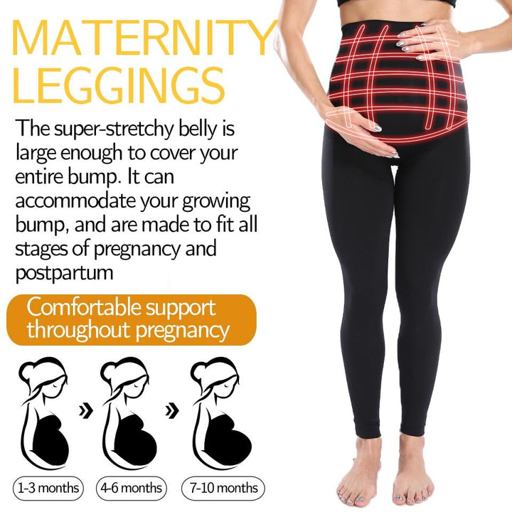 Maternity Leggings High Waist Belly Support Leggins for Pregnant Women