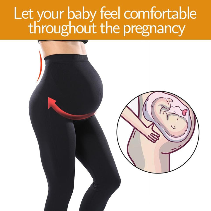 Maternity Leggings High Waist Belly Support Leggins for Pregnant Women