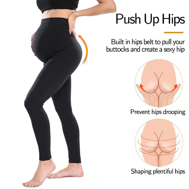 Maternity Leggings High Waist Belly Support Leggins for Pregnant Women