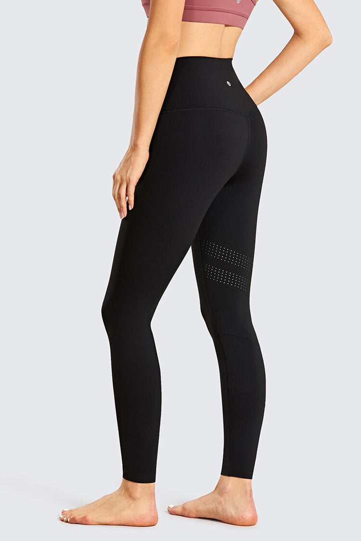 Women's Seamless High Waisted Leggings Naked Feeling Ventilation Holes