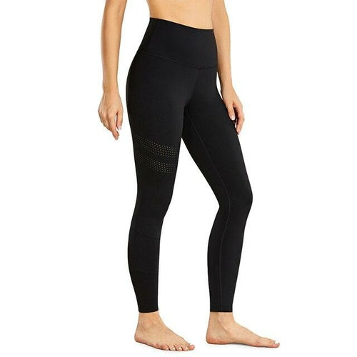 Women's Seamless High Waisted Leggings Naked Feeling Ventilation Holes