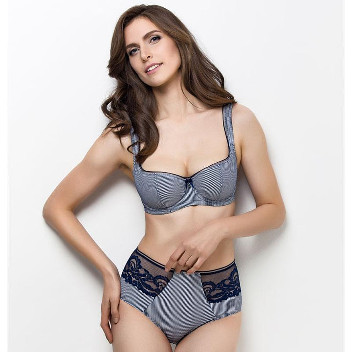 Lightly Padded Balcony Bra Lauma Navy