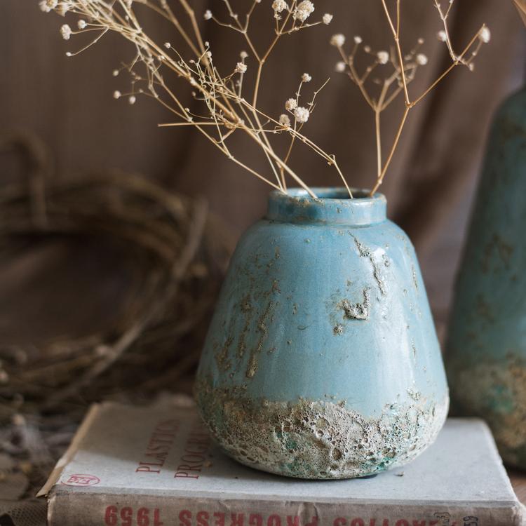 Turquoise Ceramic Vase