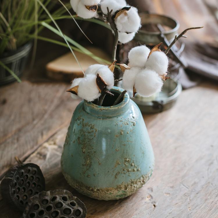 Turquoise Ceramic Vase