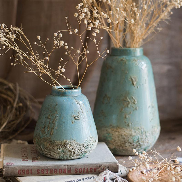 Turquoise Ceramic Vase