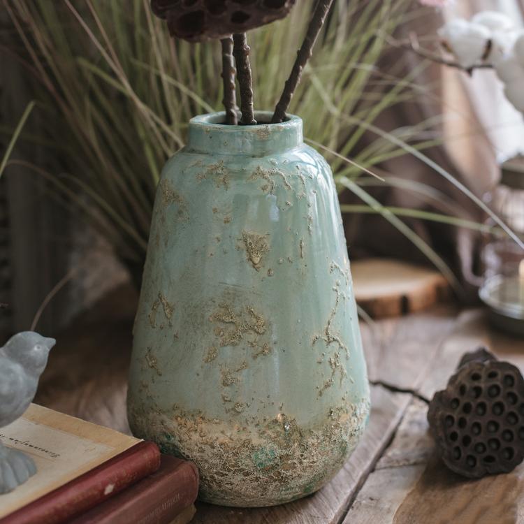 Turquoise Ceramic Vase